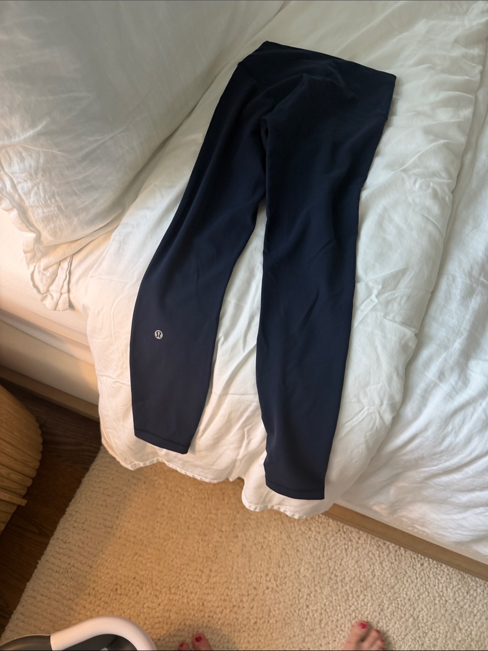 lululemon athletica Navy Performance Leggings 25” length